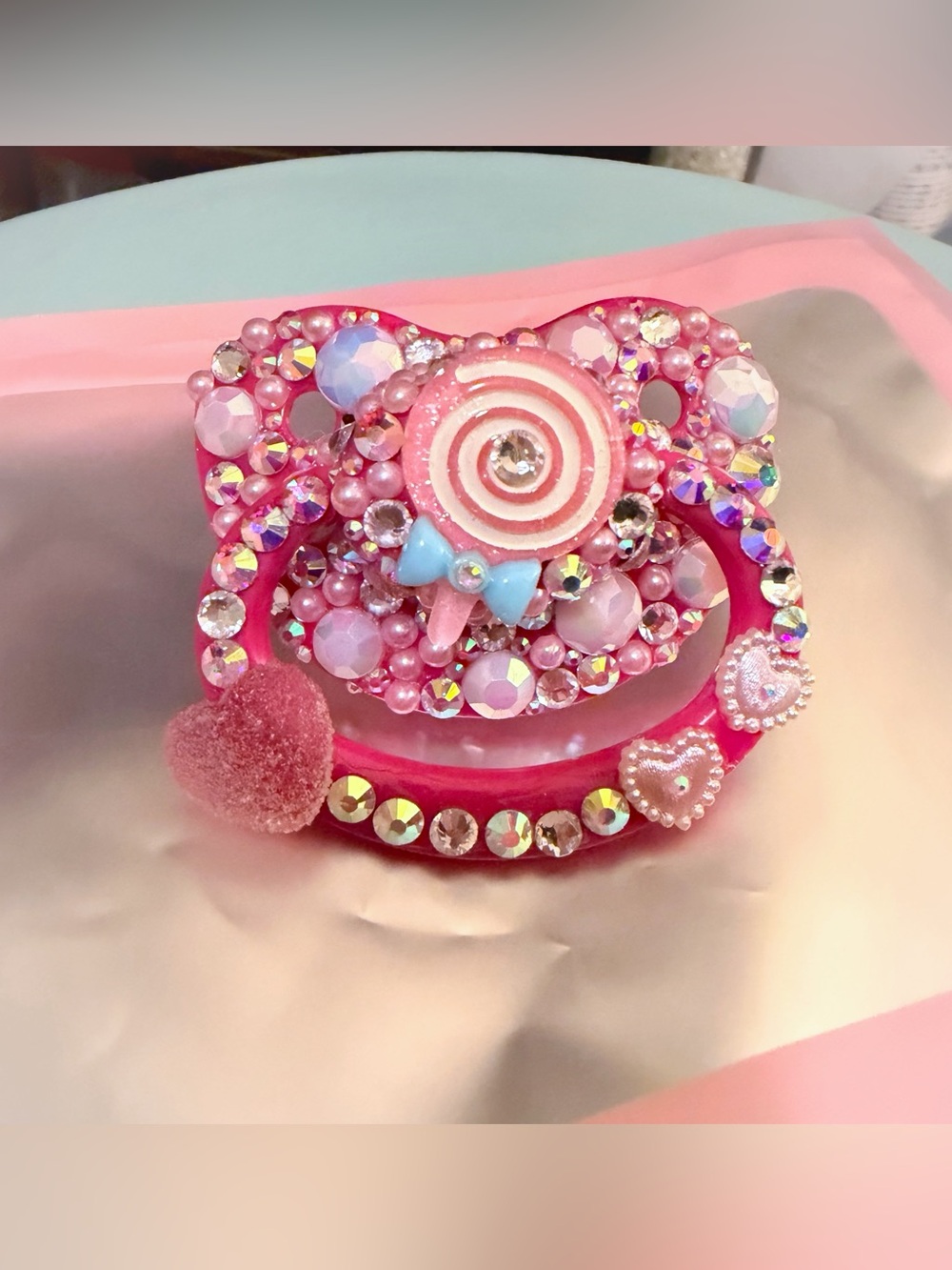 Adult Lolli Heart Deco Paci 🧸 Pacifier